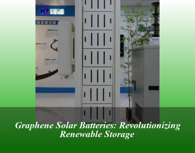 Graphene Solar Batteries: Revolutionizing Renewable Storage